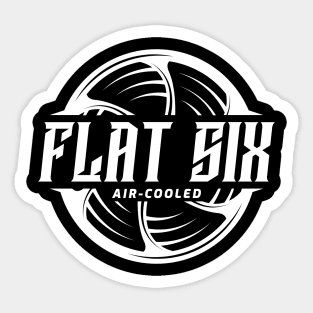 Flat Six Air-Cooled Sticker